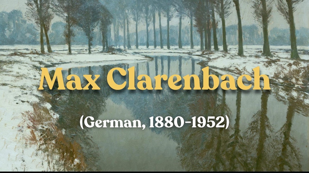 Max Clarenbach (German, 1880-1952) - A German landscape painter.