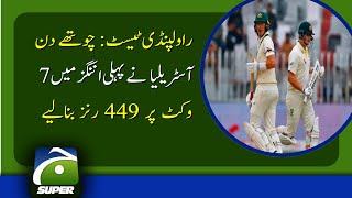 Highlights, Pakistan vs Australia, 1st Test Day 4 in Rawalpindi