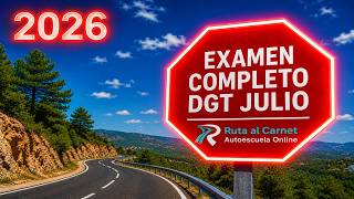 EXAMEN TEÓRICO DE JULIO COMPLETO  /  DGT 2026 / EXPLICADO screenshot 3