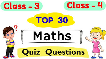 Class 3 Math Quiz Questions | Maths for Class 3 | Maths quiz for Class | Mental Maths Quiz for Kids