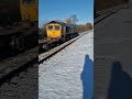 class 66309 passing tamwoth #railwaycontent #trainspotting #train