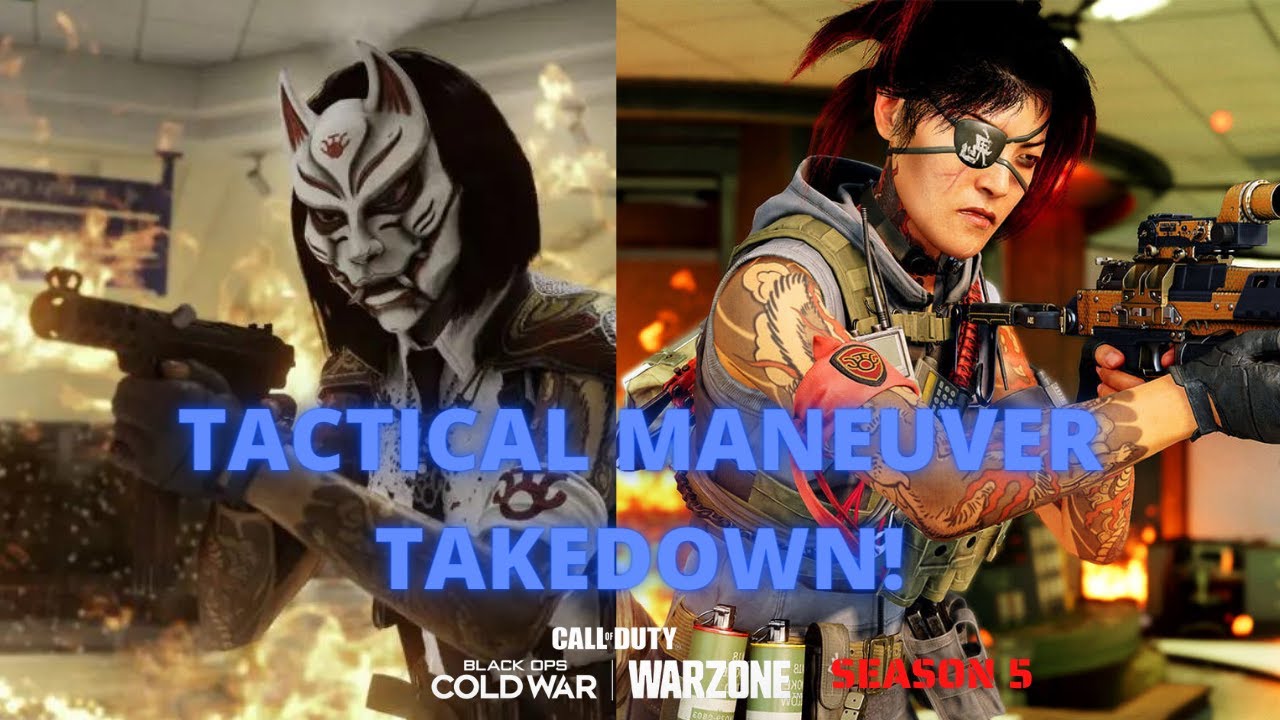 *NEW* WARZONE SEASON 5 BATTLE PASS KITSUNE OPERATOR! TACTICAL MANEUVER TAKEDOWN!