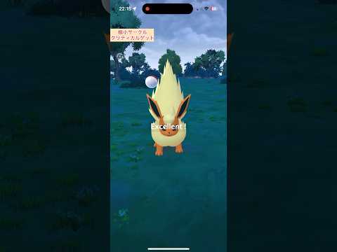 【難易度低】ブースター極小サークルクリティカルゲット【ポケモンGO】