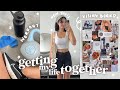 getting my life together // vision board, new goals, morning routine + more