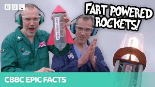 Can you launch a rocket using FARTS? 💩🚀 | Operation Ouch | CBBC Epic Facts