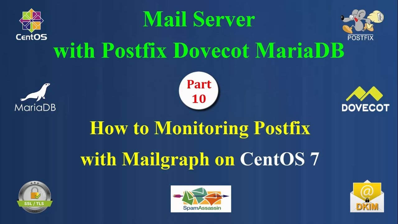 Mailgraph Mail Server Postfix Dovecot MariaDB - Part 10 : How to Monitoring ...