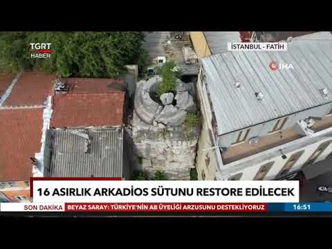16 Yıllık Arkadios Sütunu Restore Edilecek TGRT Haber / 11.07.2023