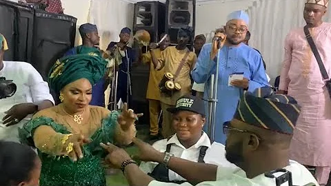 MOMENT LAIDE BAKARE AND ODUNLADE ADEKOLA DANCE LIKE NEVER BEFORE AT TOP ISLAMIC SINGER, SAOTY-AREWA