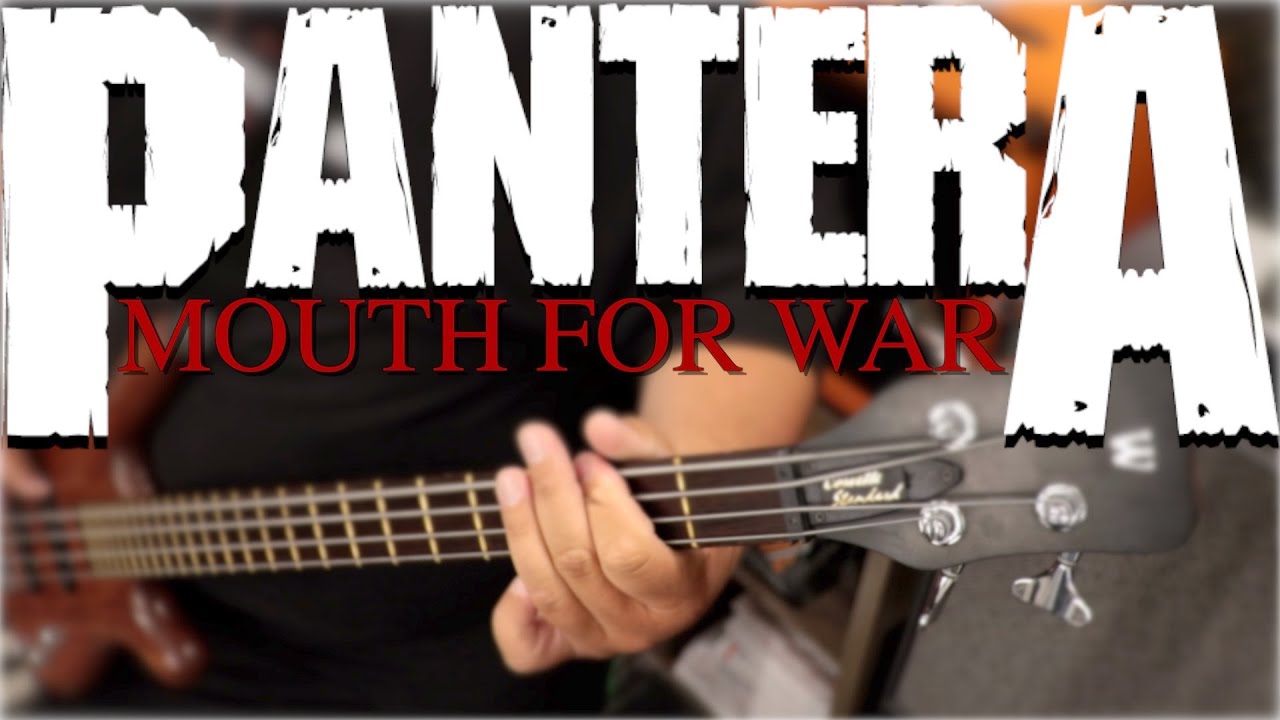 [BASS COVER] Pantera Mouth For War YouTube