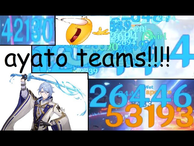 Team Comp Showcase, Emblem C0 Ayato for AyaTao (Ayato + Hu Tao) Comp