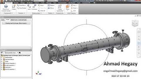 Modeling Of Heat Exchanger by using Autodesk Inventor , iLogic Part2
