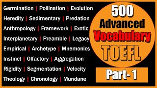 500 TOEFL Advanced Vocabulary for English Proficiency | Episode 1 screenshot 5