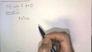 42 Solving Quadratic Equations by Graphing and Opposite Operations