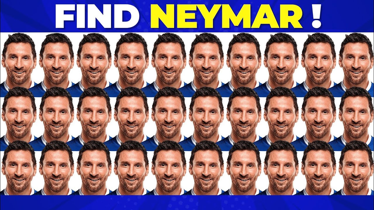 Neymar Quiz ~ Find Neymar Jr ? 🔎 Guess the player club ⚽ Find Ronaldo ...