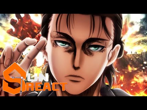💥🌏☠️Shingeki no Kyojin React Eren  🎧♪ AO SOM DO ESTRONDO  ( aot ) |  7mz | #0110💥🌏☠️