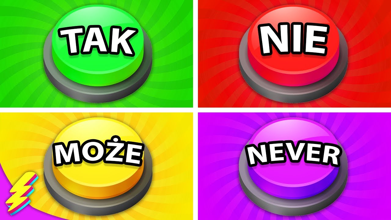 🤯 Wybierz JEDEN PRZYCISK! 😱 TAK, NIE, MOŻE czy NIGDY