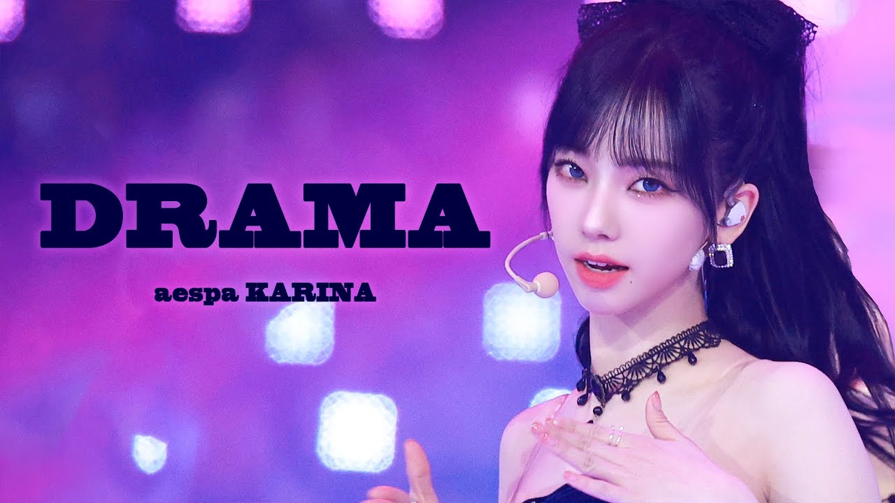 [4K]231225 SBS가요대전 - Drama 카리나 Karina 에스파 aespa FANCAM 직캠