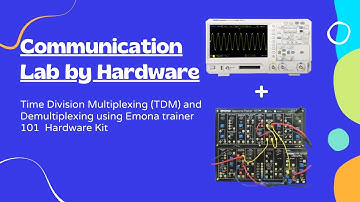 Time Division Multiplexing and Demultiplexing using Emona trainer 101 #Digital communication lab
