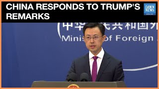 Chinese FM Responds to Trump's Latest Remarks on Taiwan Question, China Visit | Dawn News English