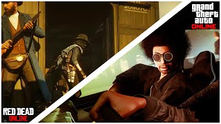 LS Tuners vs Blood Money! | GTA Online vs Red Dead Online DLC Update Comparison
