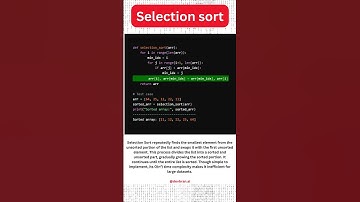 Devbrain AI Explains: What is Selection sort? | Sorting Algorithms Simplified | Step by Step