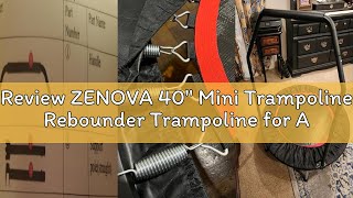 Review ZENOVA 40' Mini Trampoline Rebounder Trampoline for Adults Indoor Outdoor Fitness Trampoline