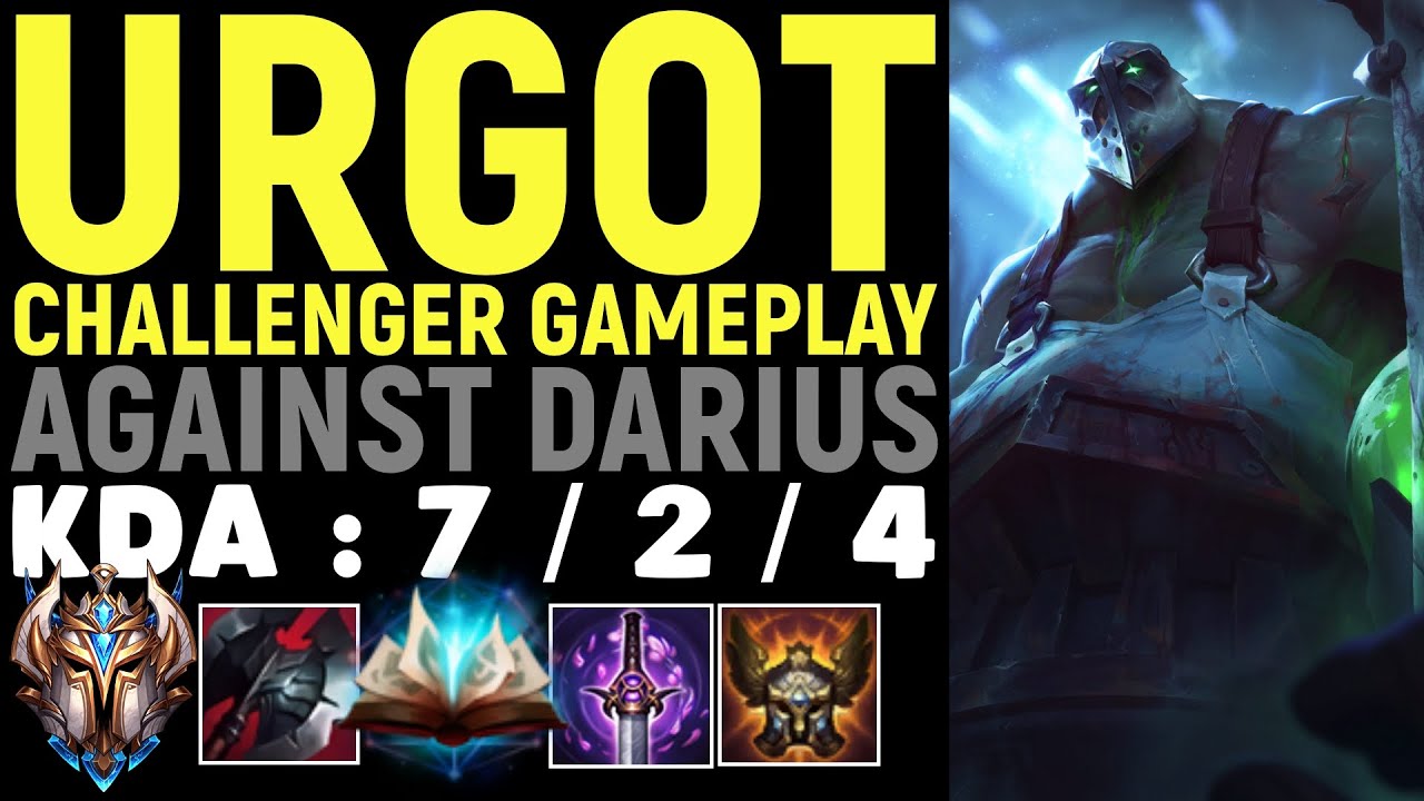 Urgot vs. Darius | Challenger Top Gameplay | League of Legends Patch 9.2