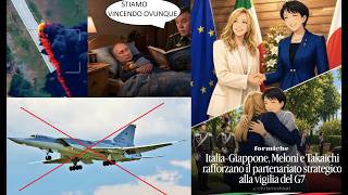 Le prime dichiarazioni dal G7 - la guerra in Ucraina - medio oriente e l'incontro Takaichi Meloni