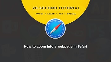 OLDIE - How to zoom into a webpage: Safari Tutorial #21