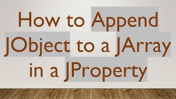 How to Append JObject to a JArray in a JProperty