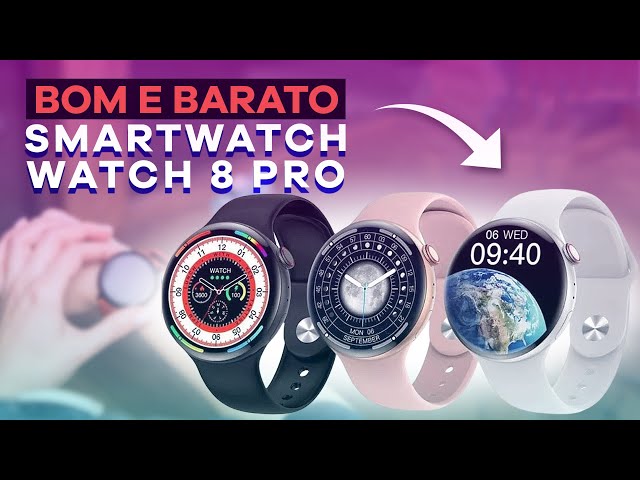 RELÓGIO SMARTWATCH WATCH 8 PRO REDONDO - 38MM -NFC