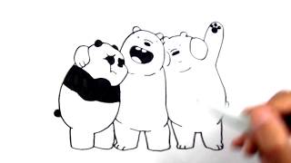 How To Draw - We Bare Bears L Draw Lesson