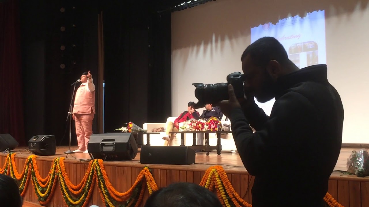 Vir Ras Kavita in Kavi Sammelan by Dr Arjun Sisodiya