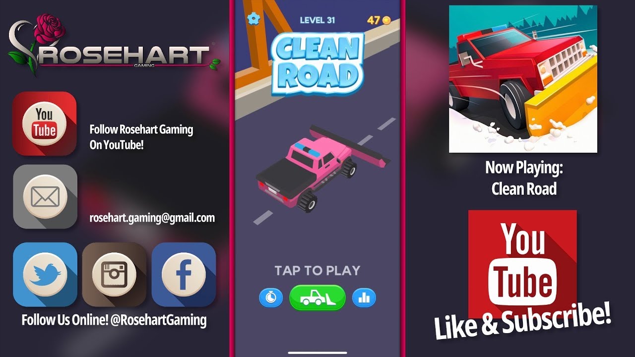 Brand New Pink Plow Truck! • Clean Road • #4 • Rosehart Gaming