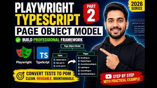 55. Playwright TypeScript Framework - Part 2 - Page Object Model | Playwright TypeScript 2026