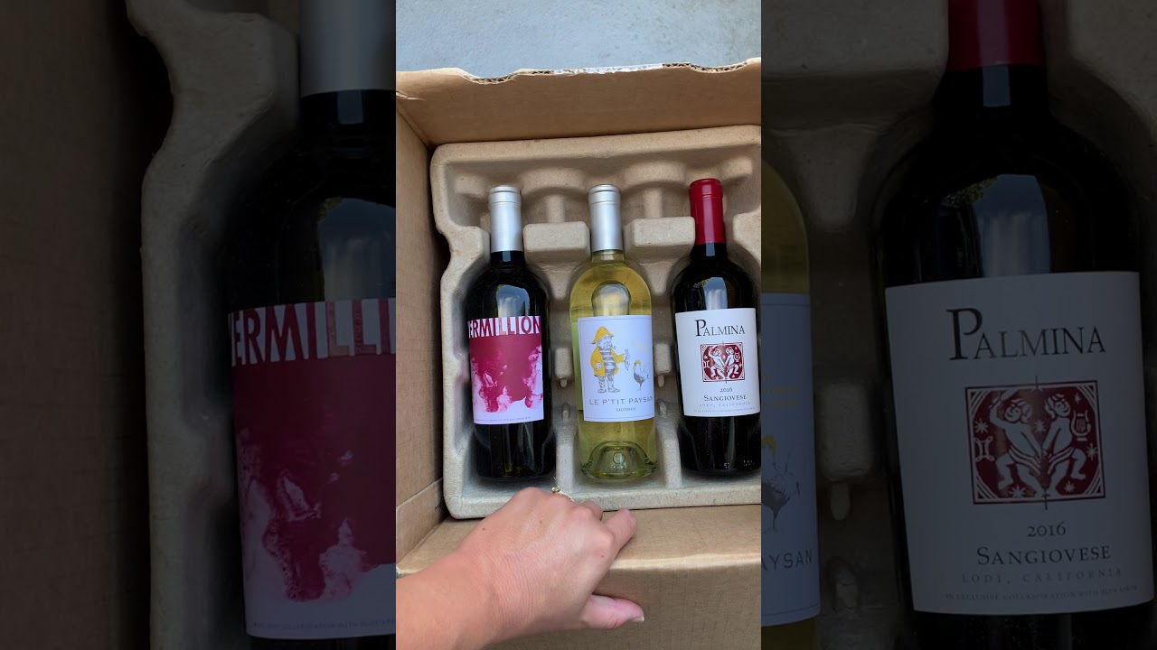 Blue Apron Wine Subscription unboxing video - YouTube
