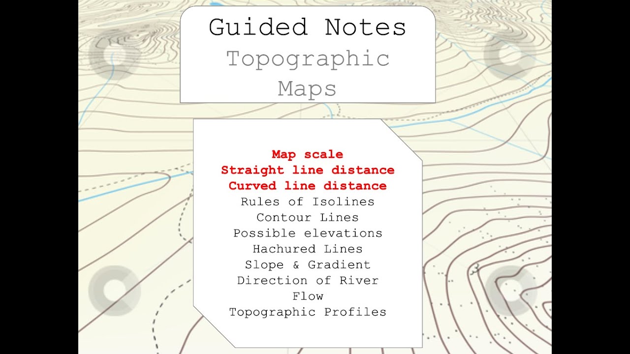 Topographic Maps (Part 1) YouTube