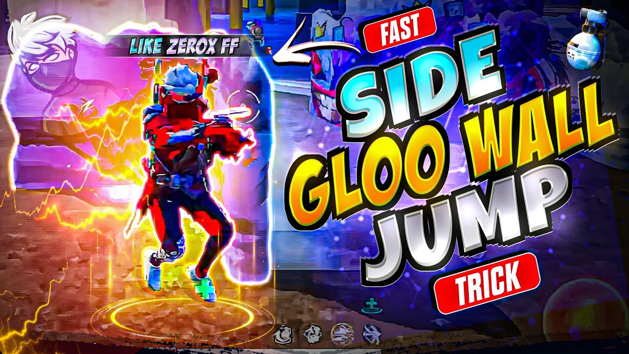 NEW SIDE GLOO WALL JUMP TRICK LIKE ZeroxFF NEW SECRET GLOO WALL