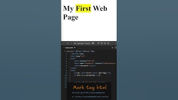 Mark tag in html /#coding #frontendcourse #webdesign