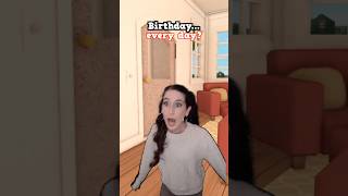 Birthday... Every Day? Bloxburg RP #bloxburg #roblox #robloxskit #bloxburgrp #robloxrp