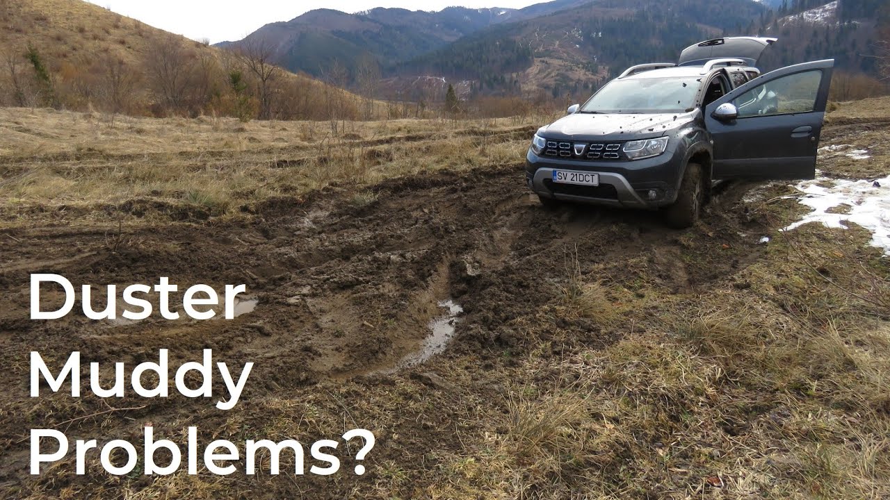 Dacia Duster 2019 4X4 Heavily Stuck In Mud
