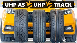 UHP All Season vs UHP vs 200tw Track Tire Test! Continental ExtremeContact DWS06  vs Sport vs Force!