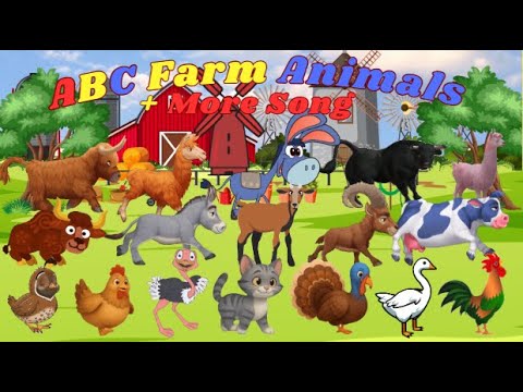 ABC Farm Animals | ABC Animal Sounds + More Song N09TH11 | Animal ...