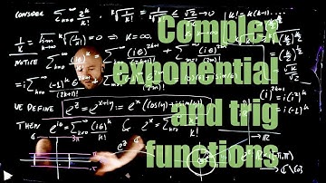 Lecture 4: Complex exponential and trig functions.