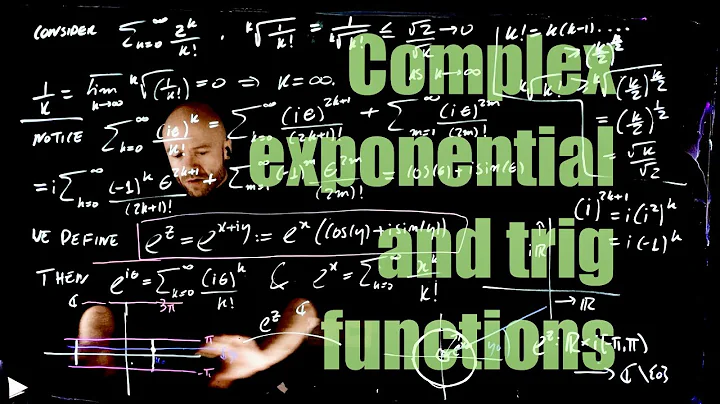 Lecture 4: Complex exponential and trig functions.
