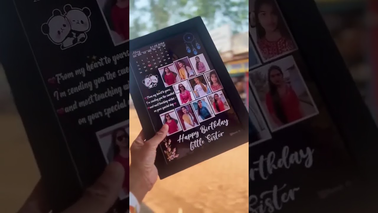 Birthday Frame Design A4 All India Delivery Available Order Now PH/WhatsApp