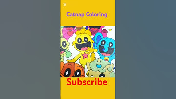 Smiling Critters song/Smiling Critters/Catnap Coloring page/Subscribe the channel please