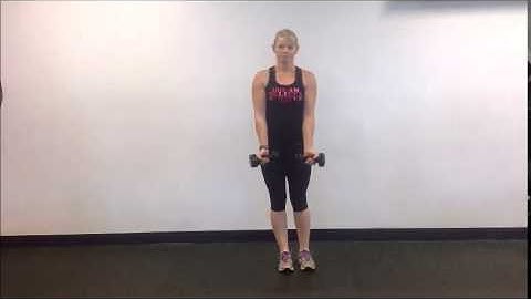 Lateral Lunge with Bicep Curl