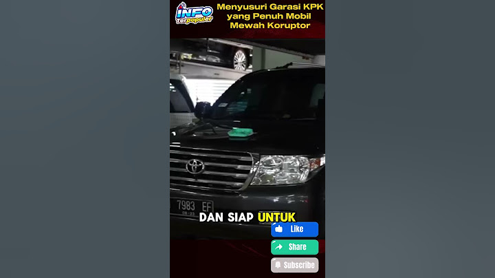 Menyusuri Garasi KPK yang Penuh Mobil Mewah Koruptor