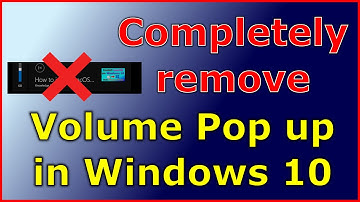 Hide volume on screen display pop up in windows 10 completely with Hide Volume OSD